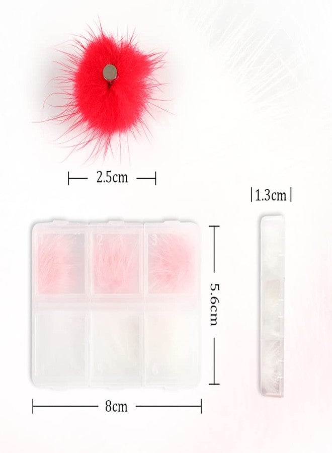 ccHuDE 12 Pcs 3D Nail Pom Balls Fluffy Balls Nail Charms Magnetic Nail Pom Pom Detachable Nail Balls Soft Nail Plush Ball Manicure Tips Decoration for Nail Art DIY - Image 2